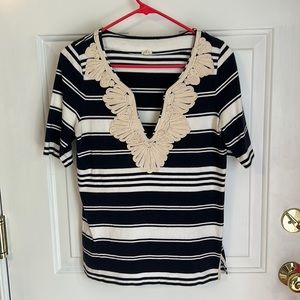 JCrew striped top - S